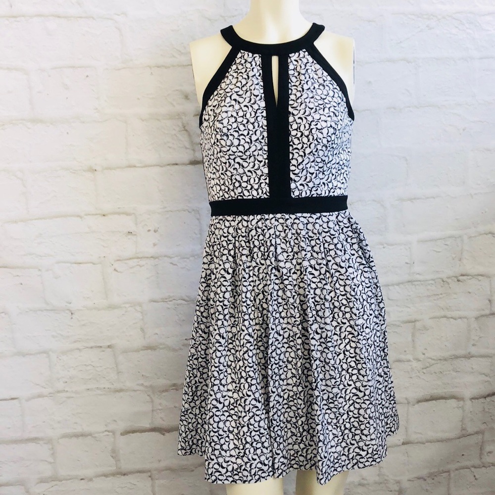 White House black market halter cocktail dress